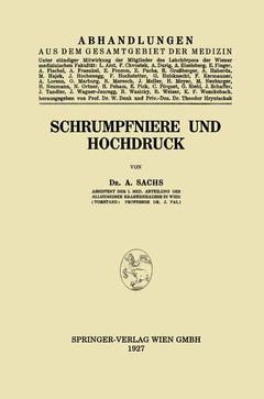 Couverture de l’ouvrage Schrumpfniere und Hochdruck