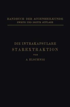Couverture de l’ouvrage Die Intrakapsulare Starextraktion