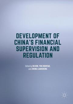 Couverture de l’ouvrage Development of China's Financial Supervision and Regulation