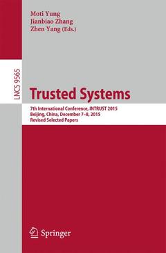 Cover of the book Trusted Systems
