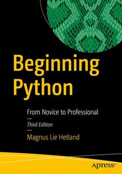 Couverture de l’ouvrage Beginning Python