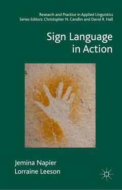 Couverture de l’ouvrage Sign Language in Action