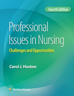 Couverture de l’ouvrage Professional Issues in Nursing