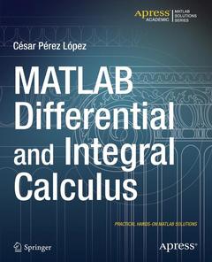 Couverture de l’ouvrage MATLAB Differential and Integral Calculus