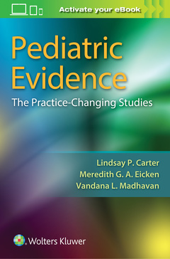 Couverture de l’ouvrage Pediatric Evidence