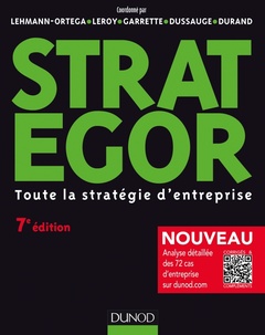 Couverture de l’ouvrage Strategor - 7e éd. - Toute la stratégie d'entreprise
