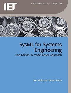 Couverture de l’ouvrage SysML for Systems Engineering