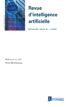 Couverture de l’ouvrage Revue d'intelligence artificielle RSTI série RIA Volume 29 N° 6/Novembre-Décembre 2015