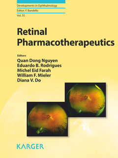 Couverture de l’ouvrage Retinal pharmacotherapeutics