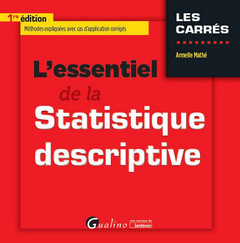 Couverture de l’ouvrage l'essentiel de la statistique descriptive