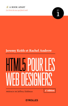 Couverture de l’ouvrage HTML5 pour les web designers, 2e édition
