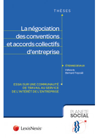 Couverture de l’ouvrage la negociation des conventions et accords collectifs d entreprise