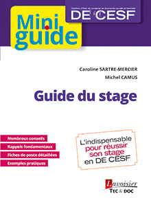 Couverture de l’ouvrage Guide du stage (DE CESF)