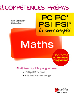 Couverture de l’ouvrage Maths 2e année PC PC* - PSI PSI*