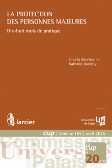 Cover of the book La protection des personnes majeures