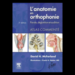 Couverture de l’ouvrage L'anatomie en orthophonie