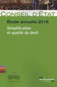Cover of the book Simplification et qualité du droit