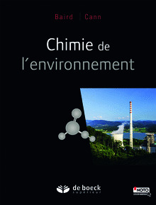 Couverture de l’ouvrage Chimie de l'environnement