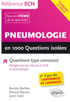 Cover of the book Pneumologie en 1000 questions isolées