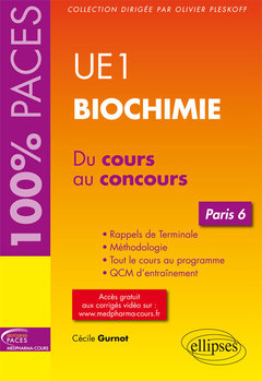 Couverture de l’ouvrage UE1 Biochimie - Paris 6