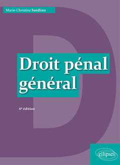 Cover of the book Droit pénal général - 6e édition