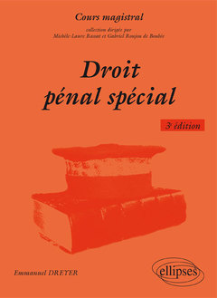 Couverture de l’ouvrage Droit pénal spécial, 3e édition