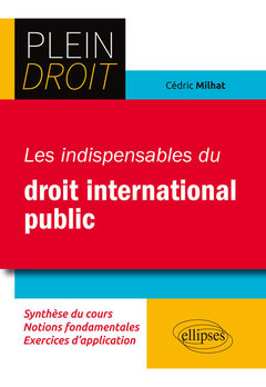 Cover of the book Les indispensables du droit international public