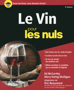 Couverture de l’ouvrage Le Vin Pour les Nuls 9ed