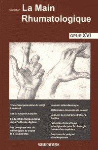 Couverture de l’ouvrage LA MAIN RHUMATOLOGIQUE OPUS XVI