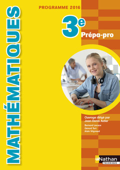 Cover of the book Mathématiques 3ème prépa-pro - élève - 2016