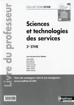 Couverture de l’ouvrage Sciences et technologies des services 2e 