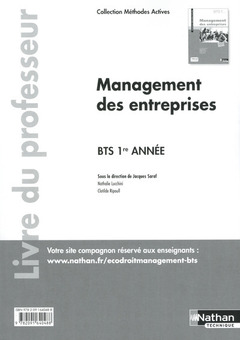 Cover of the book Management des entreprises - BTS 1re année