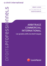 Couverture de l’ouvrage arbitrage commercial international