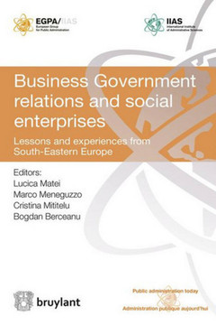 Couverture de l’ouvrage Business Government relations and social enterprises