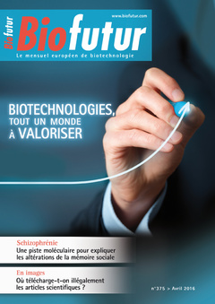 Cover of the book Biofutur N° 375 (Avril 2016)