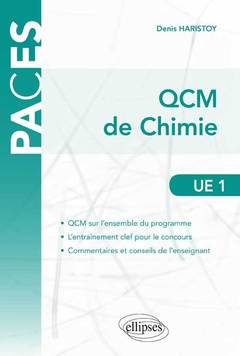 Couverture de l’ouvrage UE1 - QCM de chimie