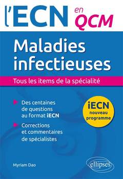 Cover of the book Maladies infectieuses. Tous les items de la spécialité