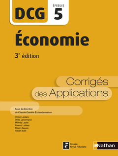 Couverture de l’ouvrage Economie - DCG 5