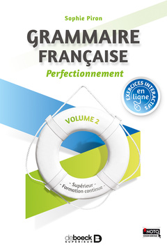 Couverture de l’ouvrage Grammaire française - Perfectionnement (vol. 2)