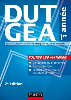 Cover of the book DUT GEA 1re année