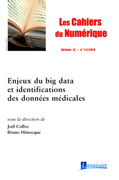 Cover of the book Enjeux du big data et identifications des données médicales