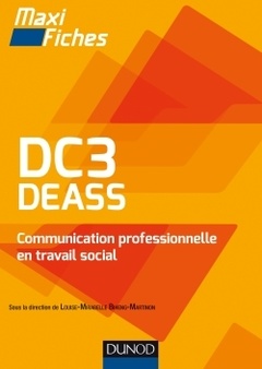 Couverture de l’ouvrage DC3 DEASS communication professionnelle en travail social