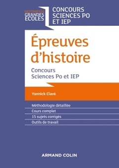 Cover of the book Épreuves d'histoire 