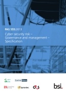Cover of the book Cyber security risk - Governance and management - Specification (PAS 555:2013)