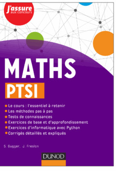Couverture de l’ouvrage Maths PTSI