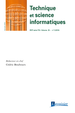 Cover of the book Technique et science informatiques RSTI série TSI Volume 35 N° 3/Mai-Juin 2016