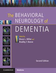 Cover of the book The Behavioral Neurology of Dementia