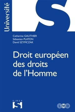 Couverture de l’ouvrage Droit européen des droits de l'Homme