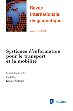 Cover of the book Revue internationale de géomatique Volume 26 N° 2/Avril-Juin 2016