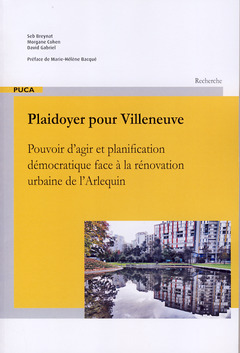 Couverture de l’ouvrage Plaidoyer pour Villeneuve